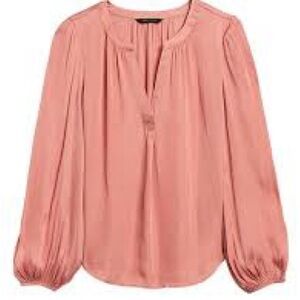 NWT Banana Republic Soft Satin Blouse, Size S